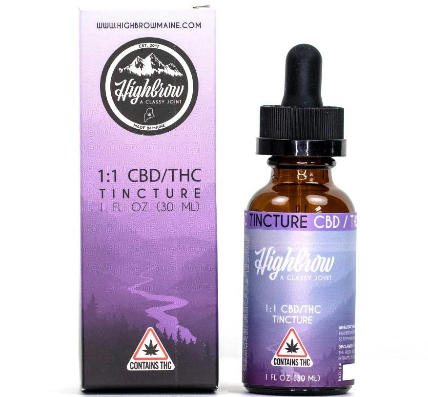 200 mg 1:1 | 200 mg THC : 200 mg CBD Tincture | H.B. at Sweet Relief Shop, Maine Recreational Marijuana and Cannabis Dispensary on Rt. 1