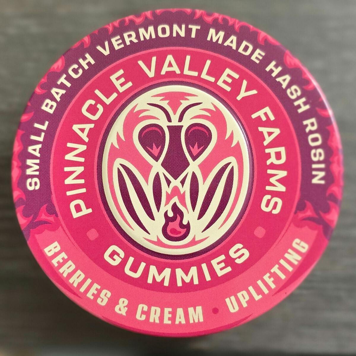 Pinnacle Valley - Berries & Cream Rosin Gummies - 100mg THC