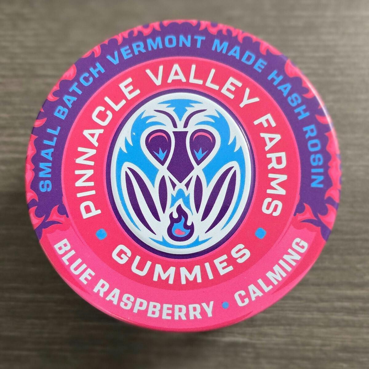 Pinnacle Valley - Blue Raspberry Hash Rosin Gummies - 100mg THC