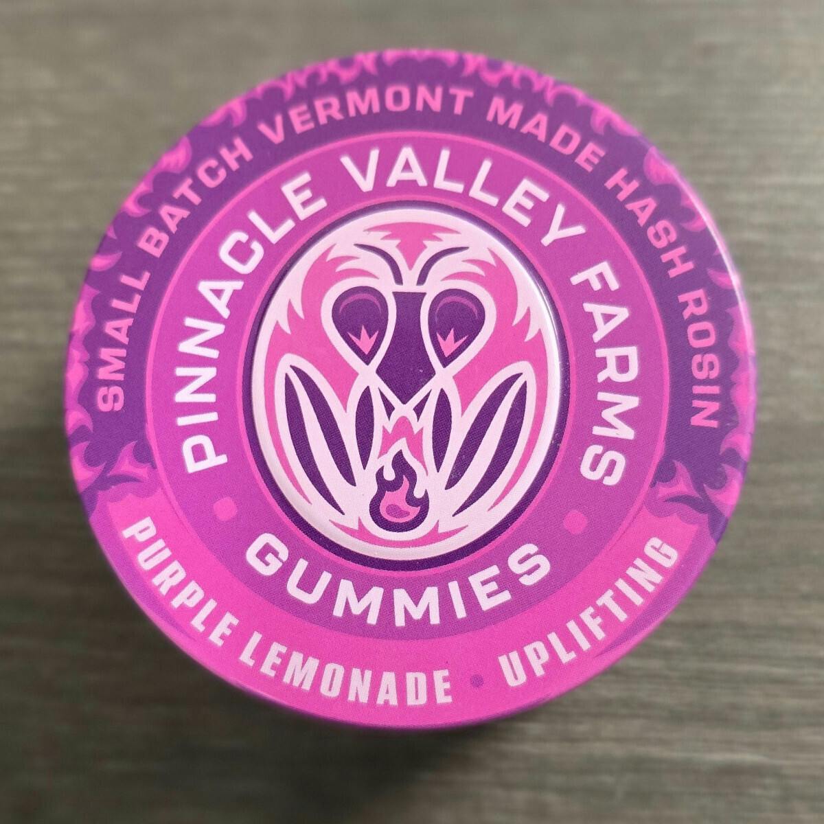 Pinnacle Valley - Purple Lemonade Hash Rosin Gummies - 100mg THC