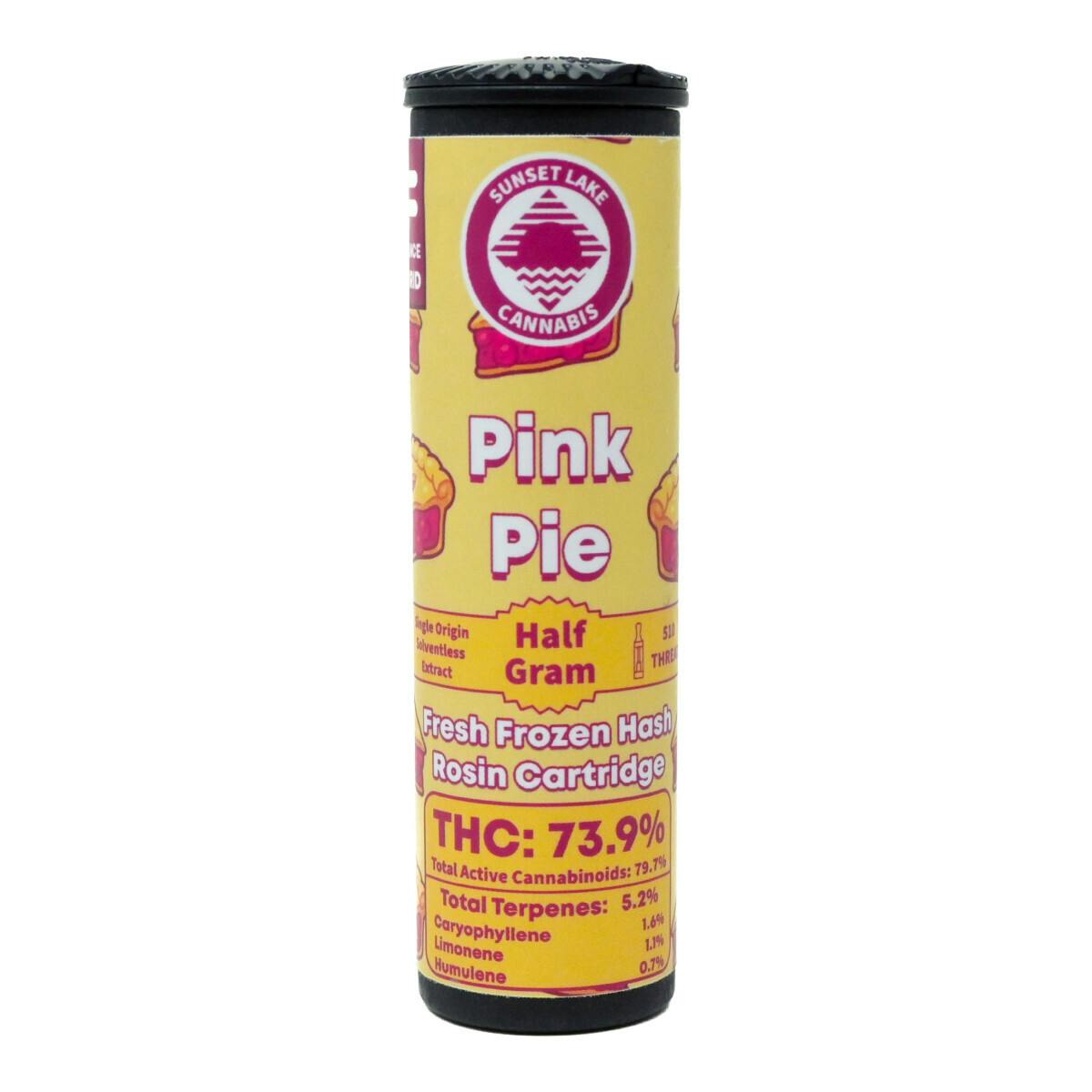 Sunset Lake | Pink Pie | 0.5G Hash Rosin Vape Cart at MothaPlant St. Albans Dispensary