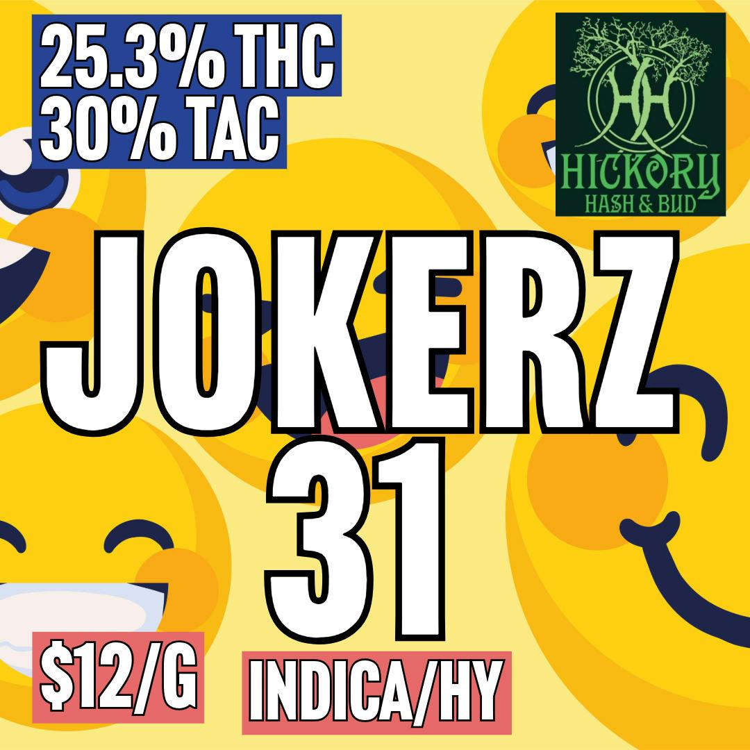 Hickory - BULK - Jokers 31 at MothaPlant St. Albans Dispensary