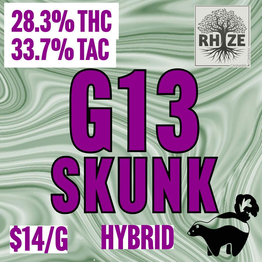 Rhize - BULK - G13 Skunk
