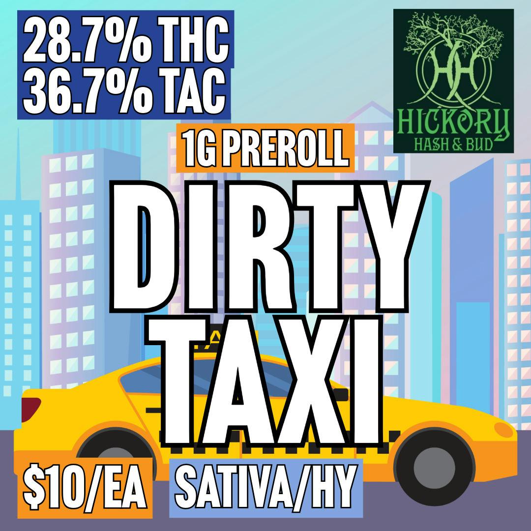 Hickory - Dirty Taxi - 1G BULK Pre-Roll