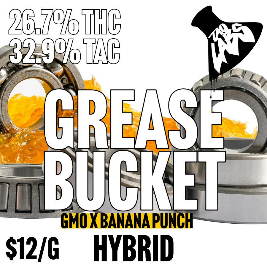 Tao Labs - BULK - Grease Bucket at MothaPlant St. Albans Dispensary