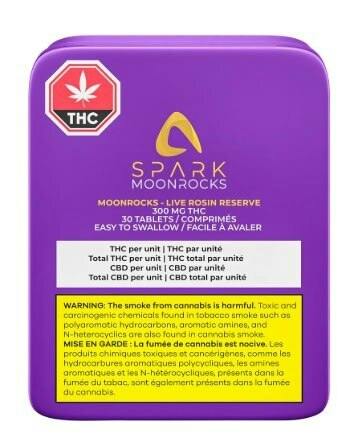 SPARK THC Moonrocks - Live Rosin Reserve 30 caps Capsules