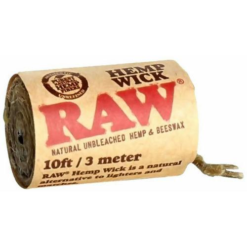 RAW Natural Unbleached Hemp & Beeswax Wick - 10ft/3m