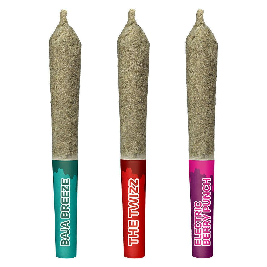 High Score Sativas - Liquid Diamond Double Infused Pre-Roll 3x0.5g Distillates