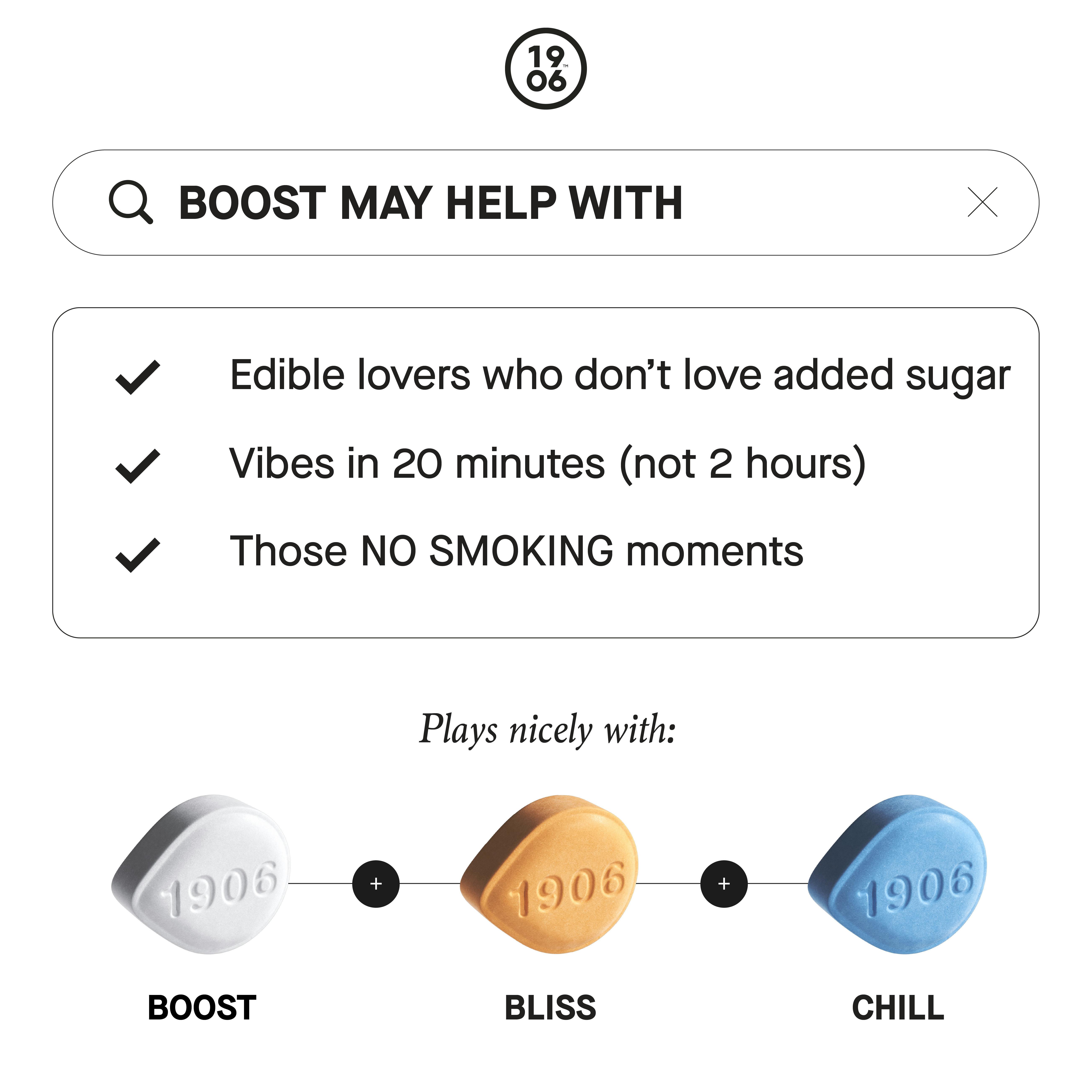 Boost Drops Unflavored Tablets 100mg (20-Pack | 5mg Each)
