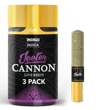 INDIGO (I) 3PK RESIN CANNONS - 1.5 g