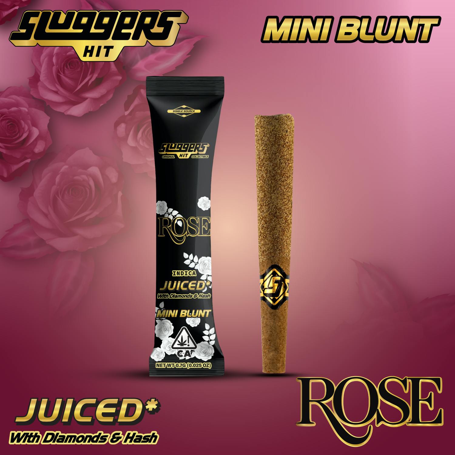Sluggers - .7g Infused Blunt - Rose
