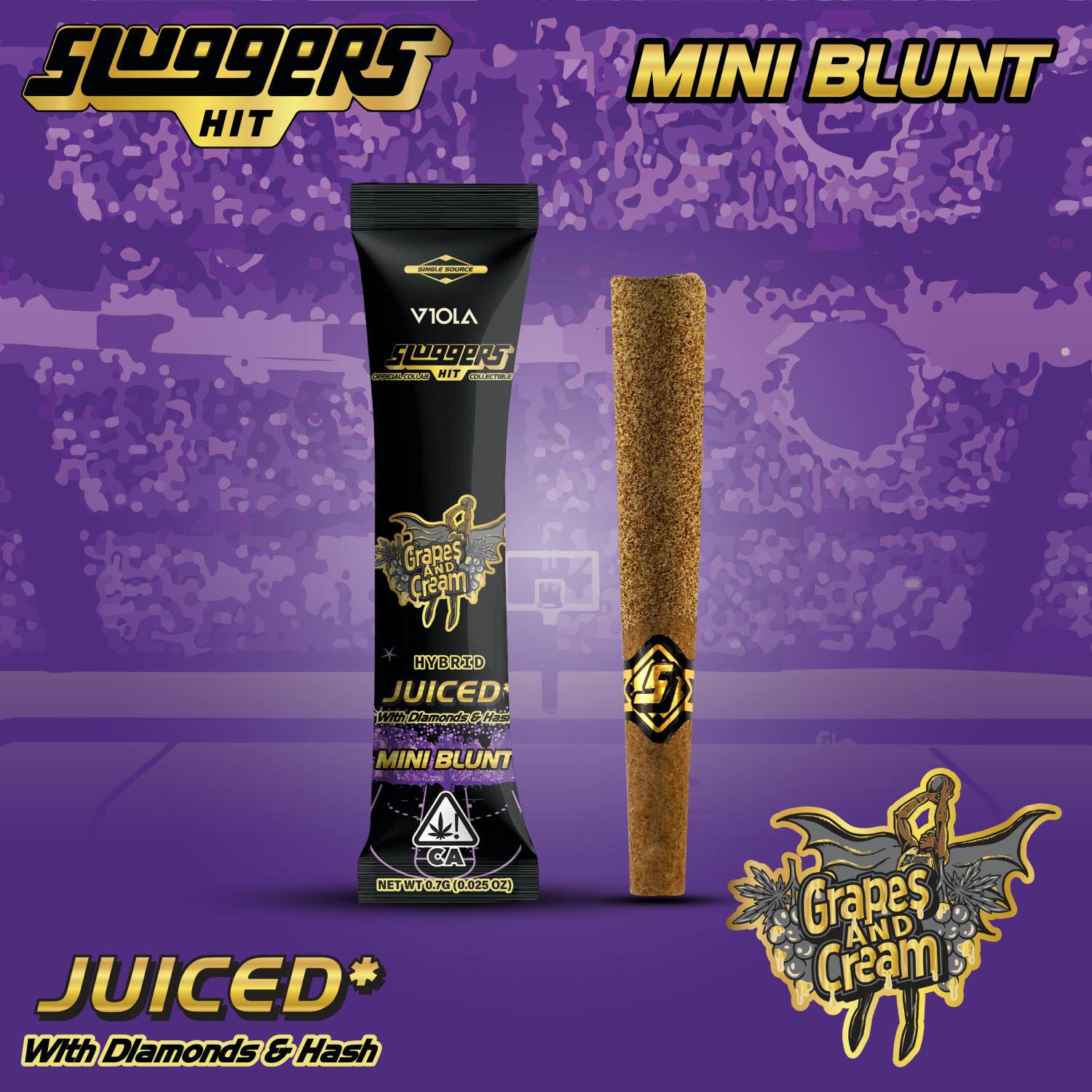 Sluggers - .7g Infused Blunt - Grapes and Cream