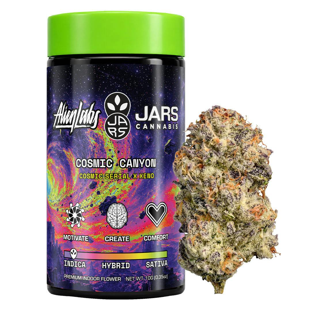 Alien Labs Cannabis Flower Jar 10g Cosmic Canyon