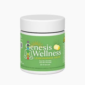 Genesis Wellness 500mg Lemongrass Salve Topical