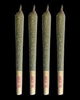 4-Pack Dirty Diesel Prerolls by Voodoo Cannabis 21%