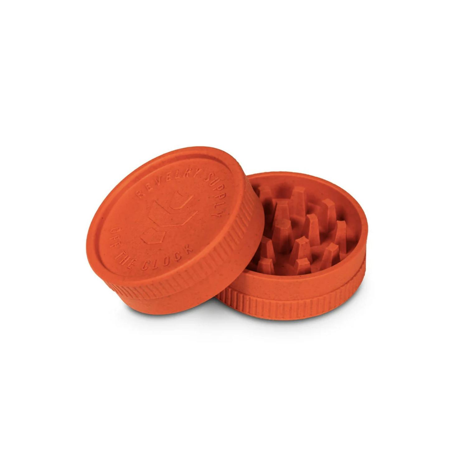 2 Piece Hemp Grinder Sunset Orange Grinder