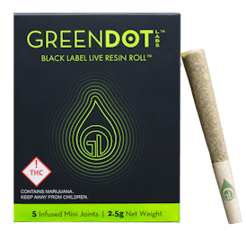 Green Dot Labs - 2.5G Infused Pre-Roll 5 Pack - BLM Paloma x Drive By Cherries