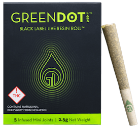 Green Dot Labs - 2.5G Infused Pre-Roll 5 Pack - BLM Paloma x Screaming OG
