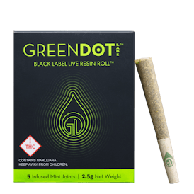 Green Dot Labs - 2.5 Infused Pre-Roll 5 Pack - The Sweet Spot + Pink Froot