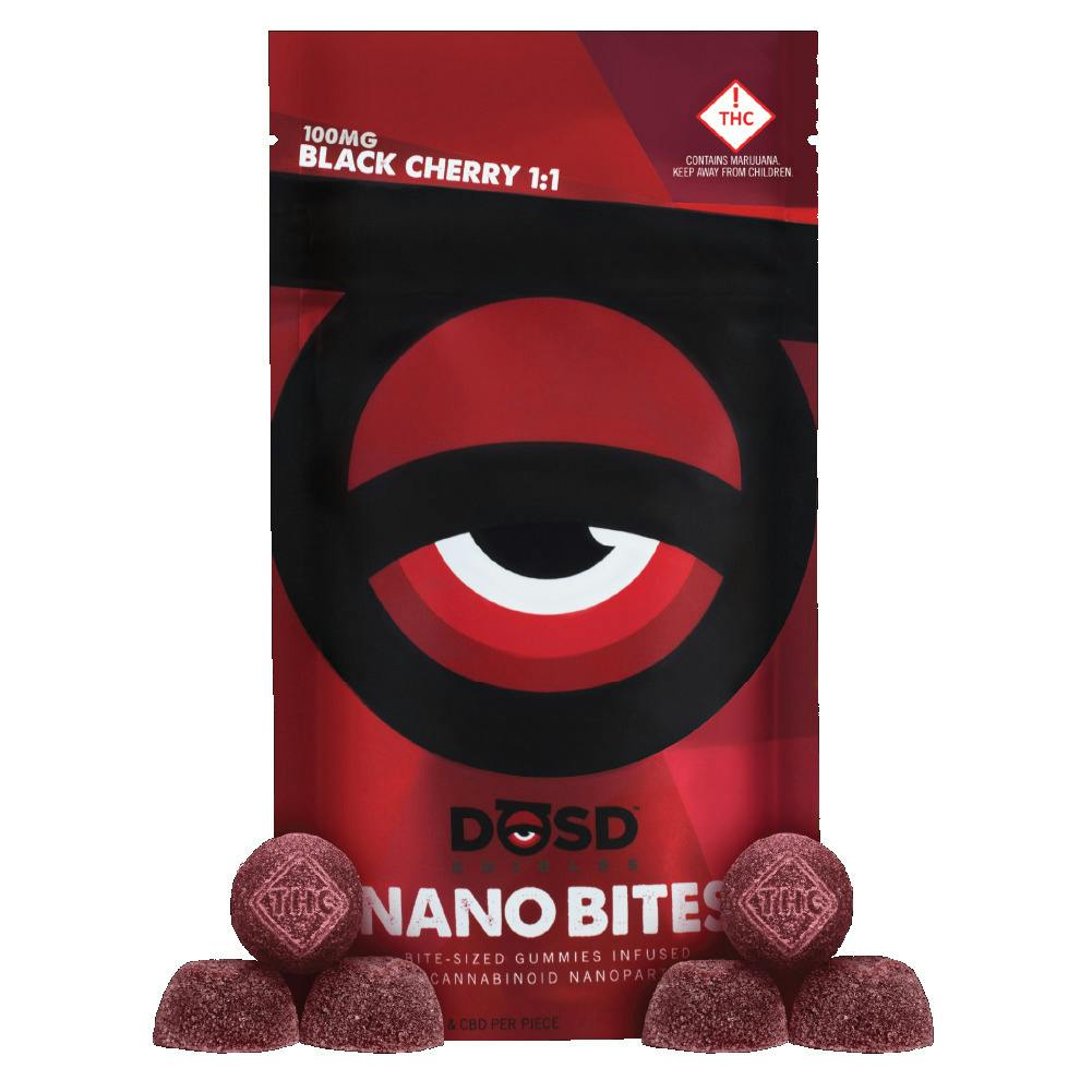 Dosd - Black Cherry 100mg 1:1 Chill Vibes + 25mg Reishi Mushrooms (REC)
