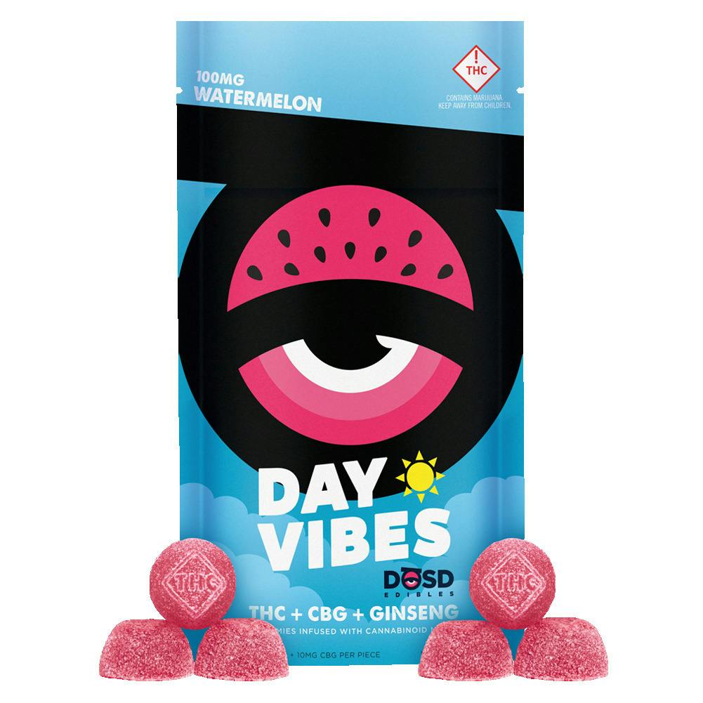 DOSD - Nano Bites Day Vibes (Watermelon 1:1 THC:CBG)(100mg) (REC)