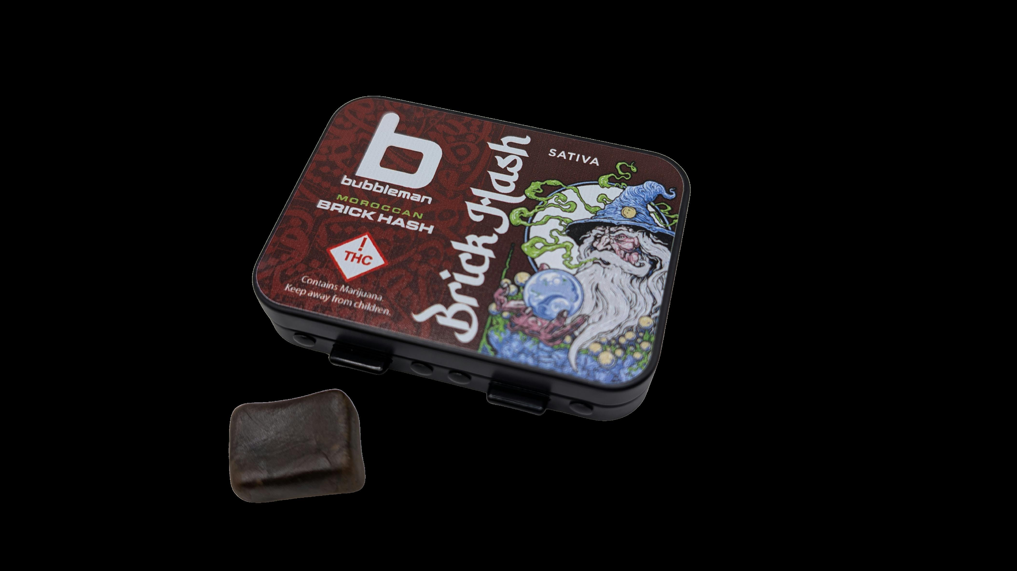 WM - Bubbleman Solventless Brick Hash 1g (H) (REC)