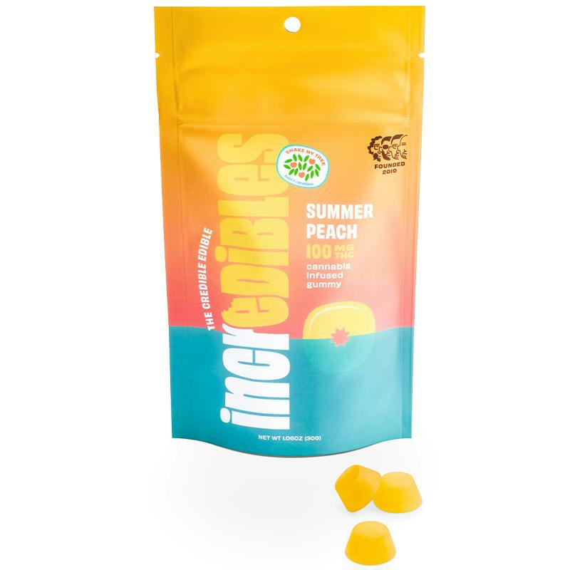 Incredibles - Summer Peach 100mg Gummies (REC)