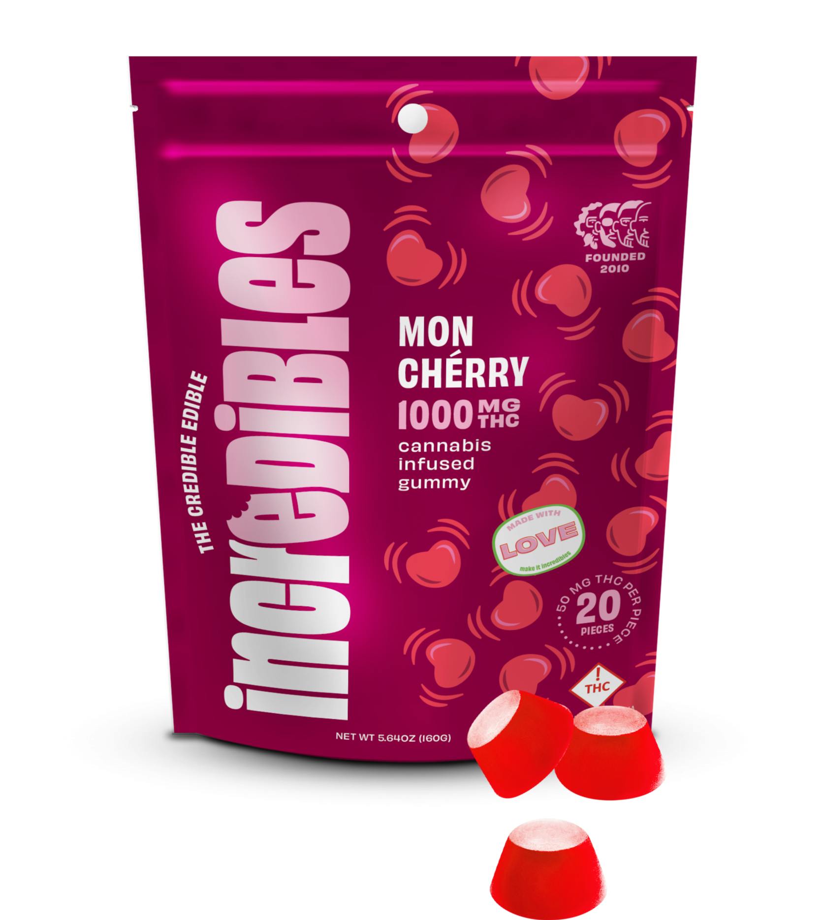 Incredibles - Mon Cherry 1000mg Gummies