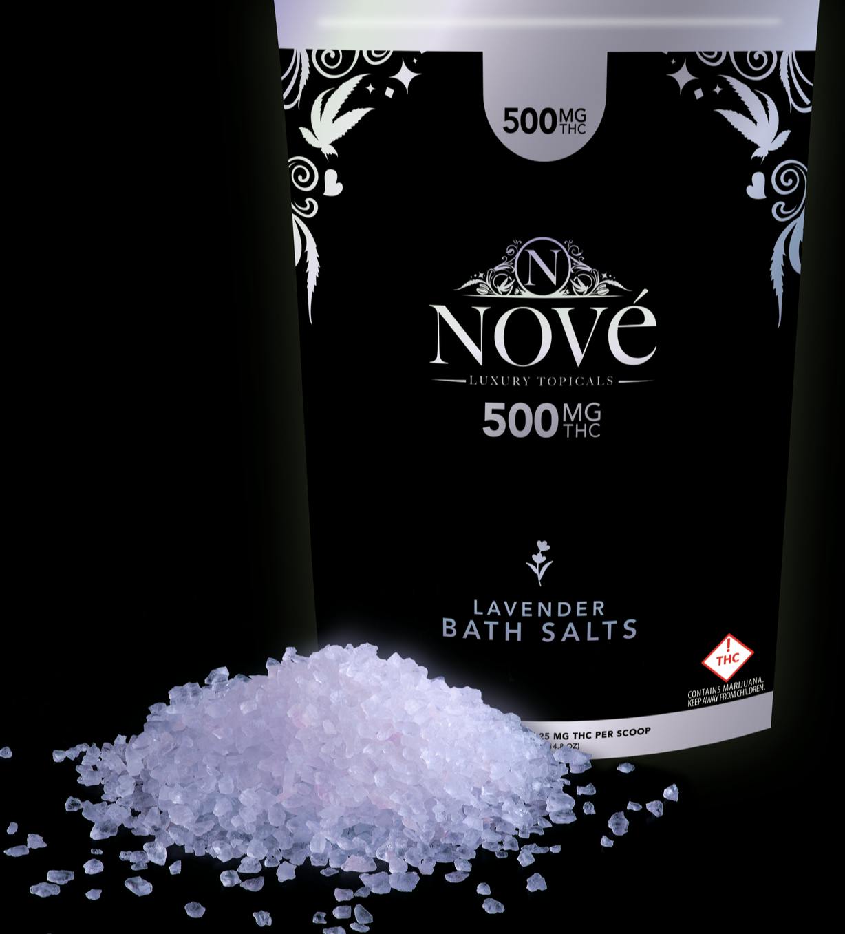 Nove - Lavender 500mg THC Bath Salt (REC)
