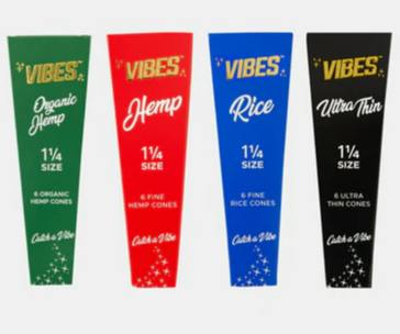 Vibes - 6pk Ultra Thin 1 1/4 Cones