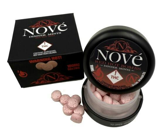 Nove - Red Hot Dots Dinner Mint 50 2mg pieces (REC)