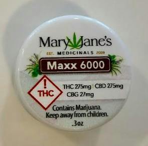 Mary Jane's - .3oz Maxx 6000 Salve