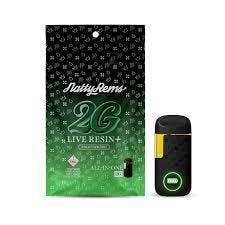 Natty Rems - Runtz (H) 2g Live Resin Disposable
