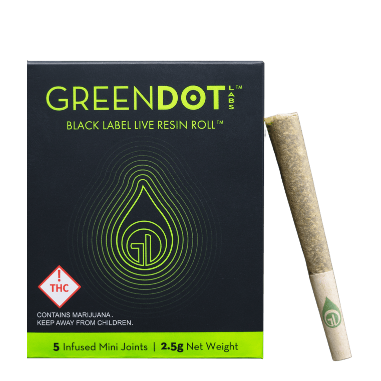 Green Dot Labs - 2.5G Infused Pre-Roll 5 Pack - Numbskull X Full Throttle