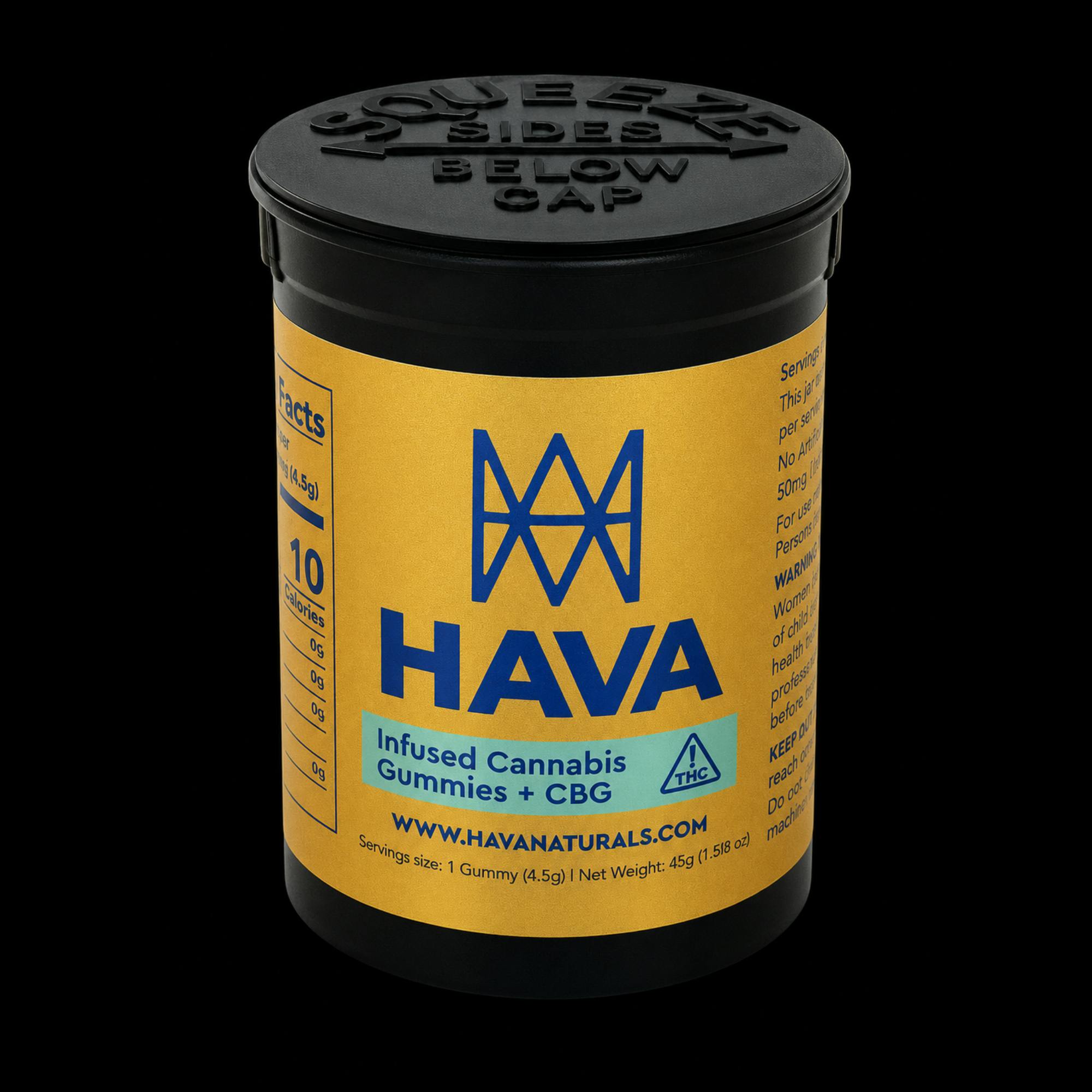 HAVA | Mango Sleep Gummies - 250 mg - 10 Pack