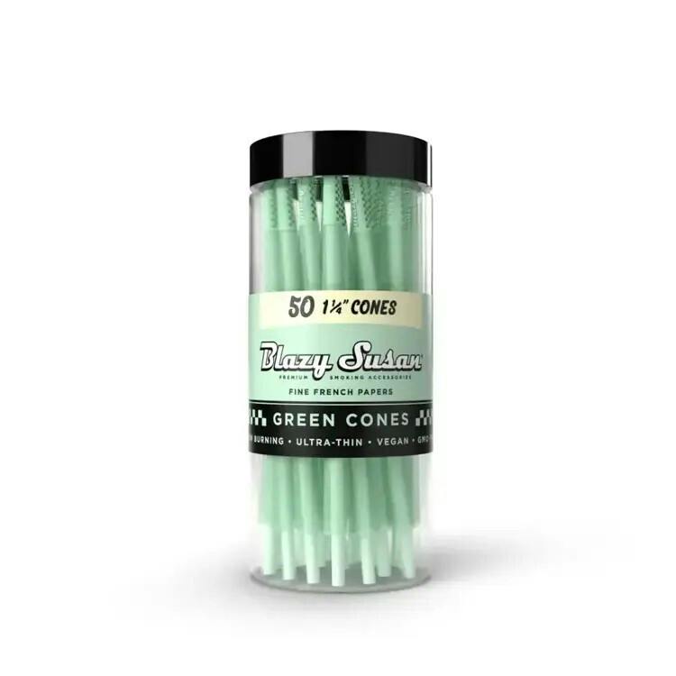 Blazy Susan | 1.25" Green Cones - One Size - 50 Pack