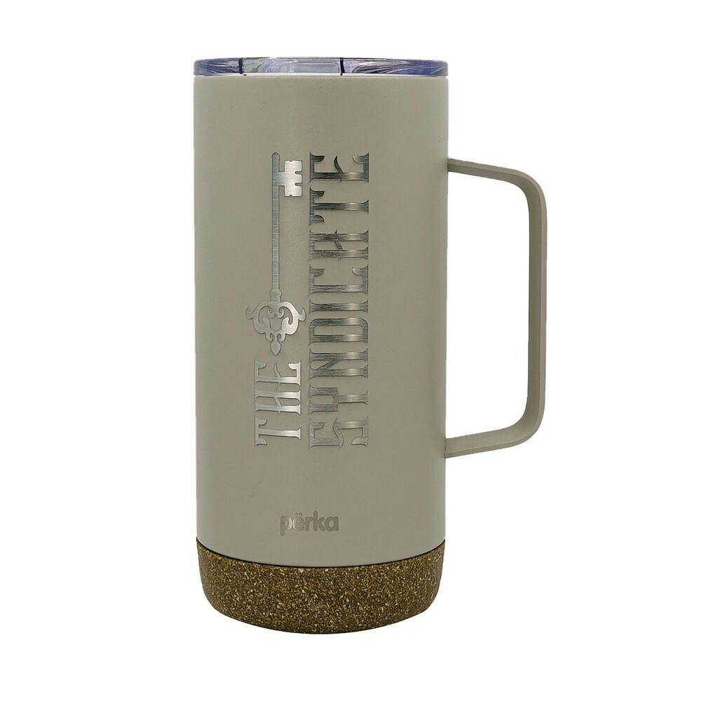THE SYNDICATE - PERKA - METAL - TRAVEL MUG - LIGHT GREY