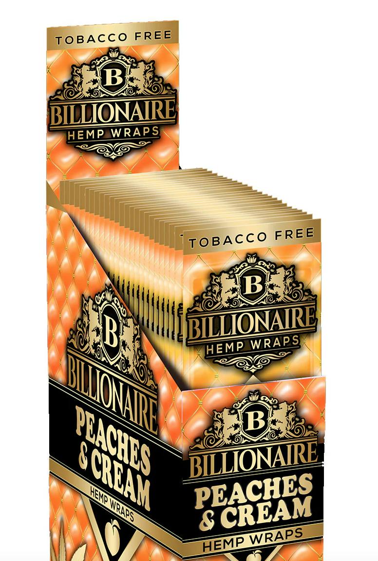 BILLIONAIRE - HEMP WRAPS - PEACHES & CREAM