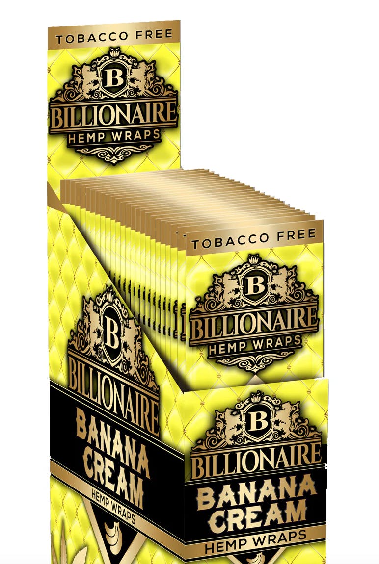 Billionaire Hemp Wraps Banana Cream