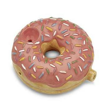 CERAMIC PIPES - STRAWBERRY DONUT PIPE