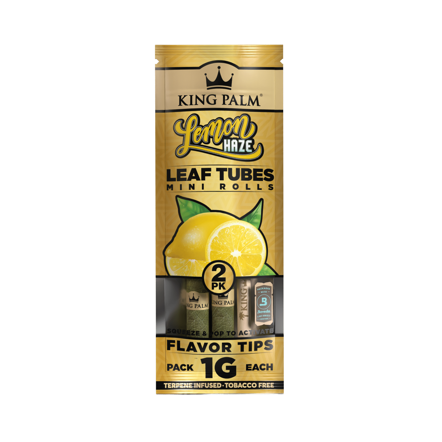 KING PALM - LEAF WRAPS - LEMON HAZE