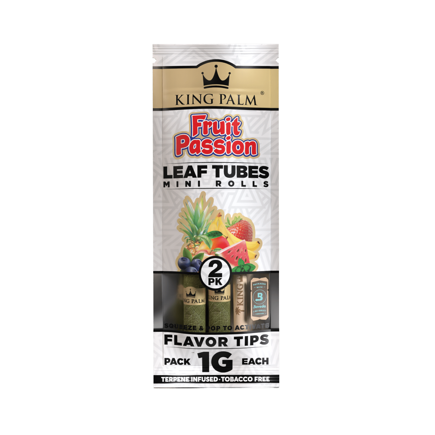 KING PALM - LEAF WRAPS - FRUIT PASSION