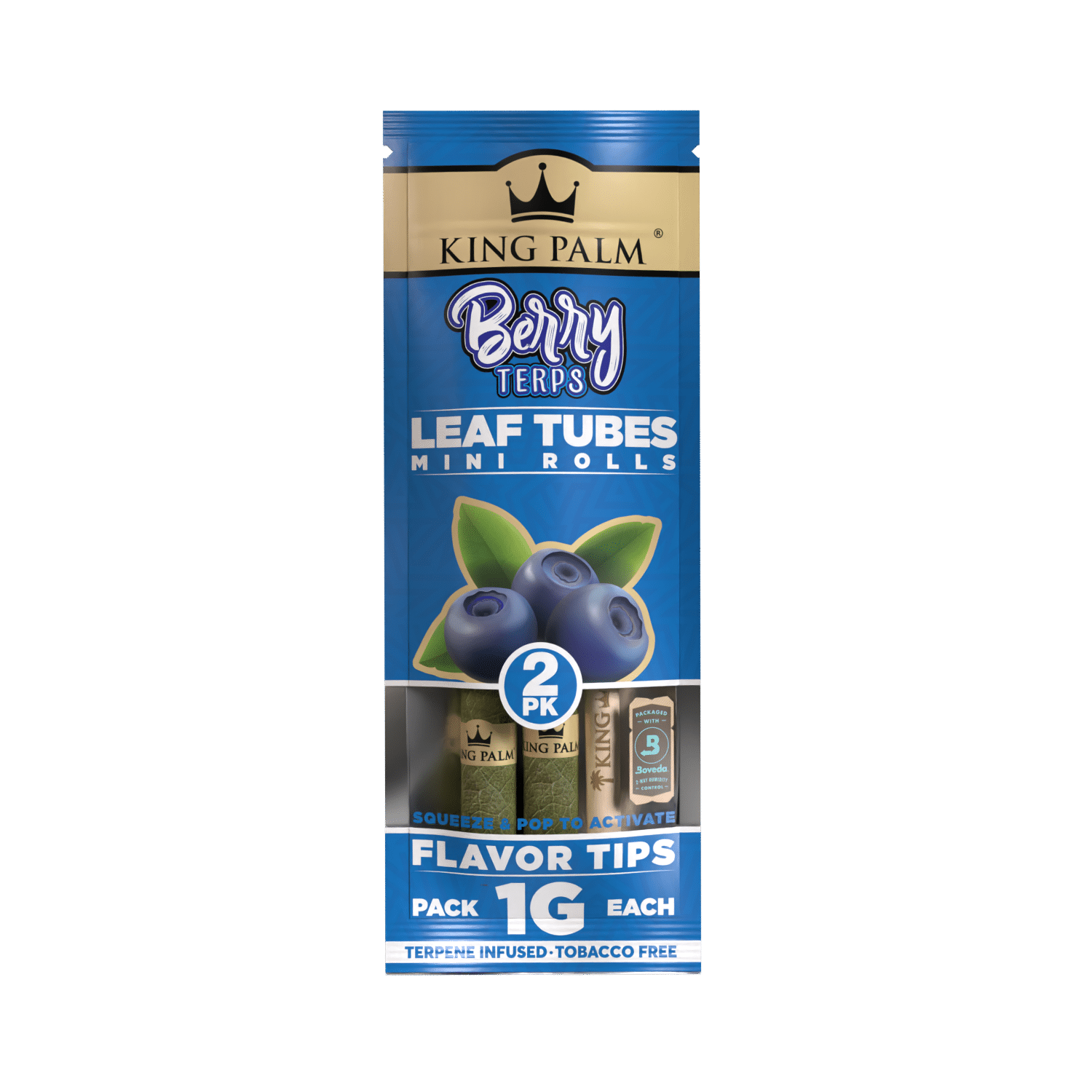 KING PALM - LEAF WRAPS - BERRY TERPS