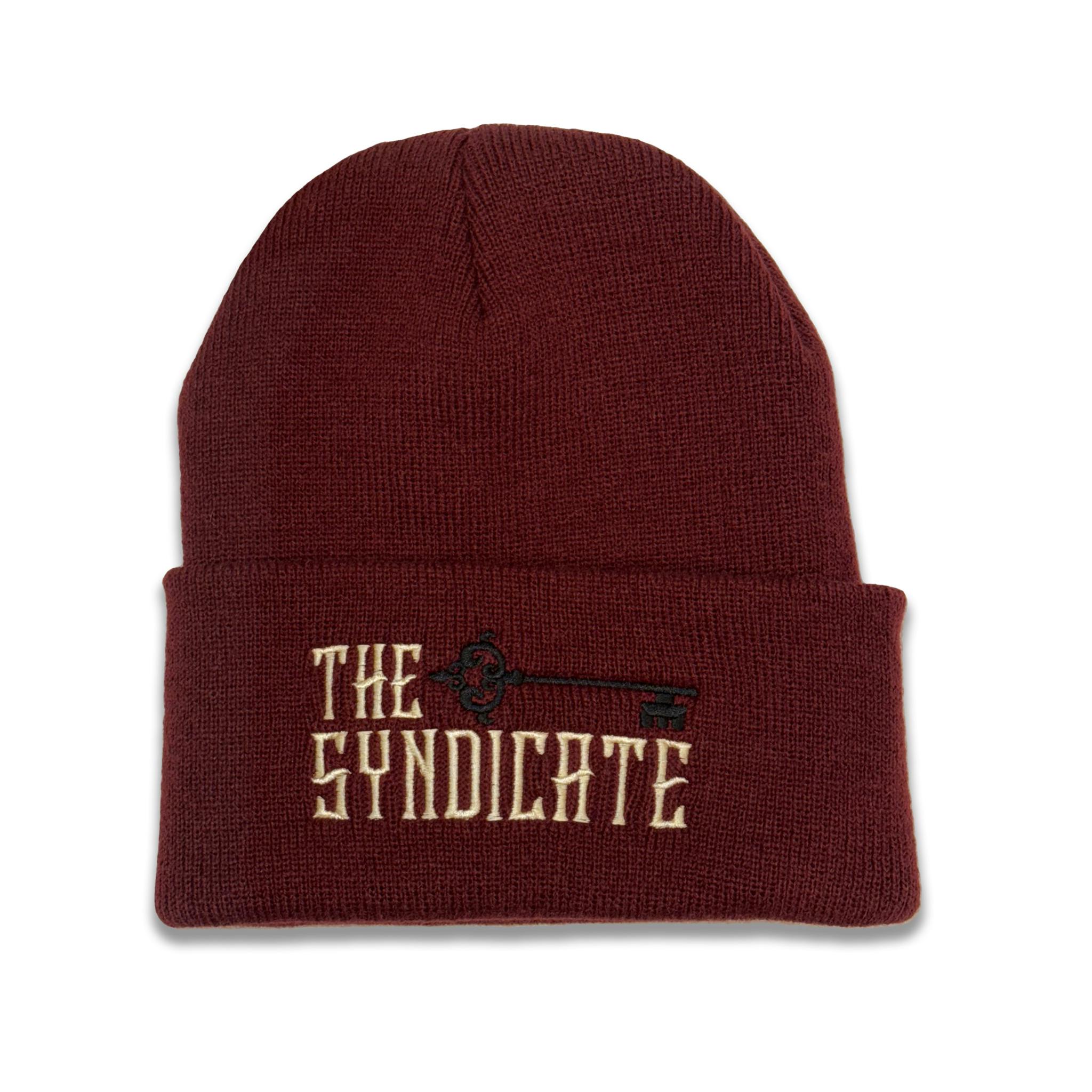 THE SYNDICATE - BEANIE - FOLD - MAROON