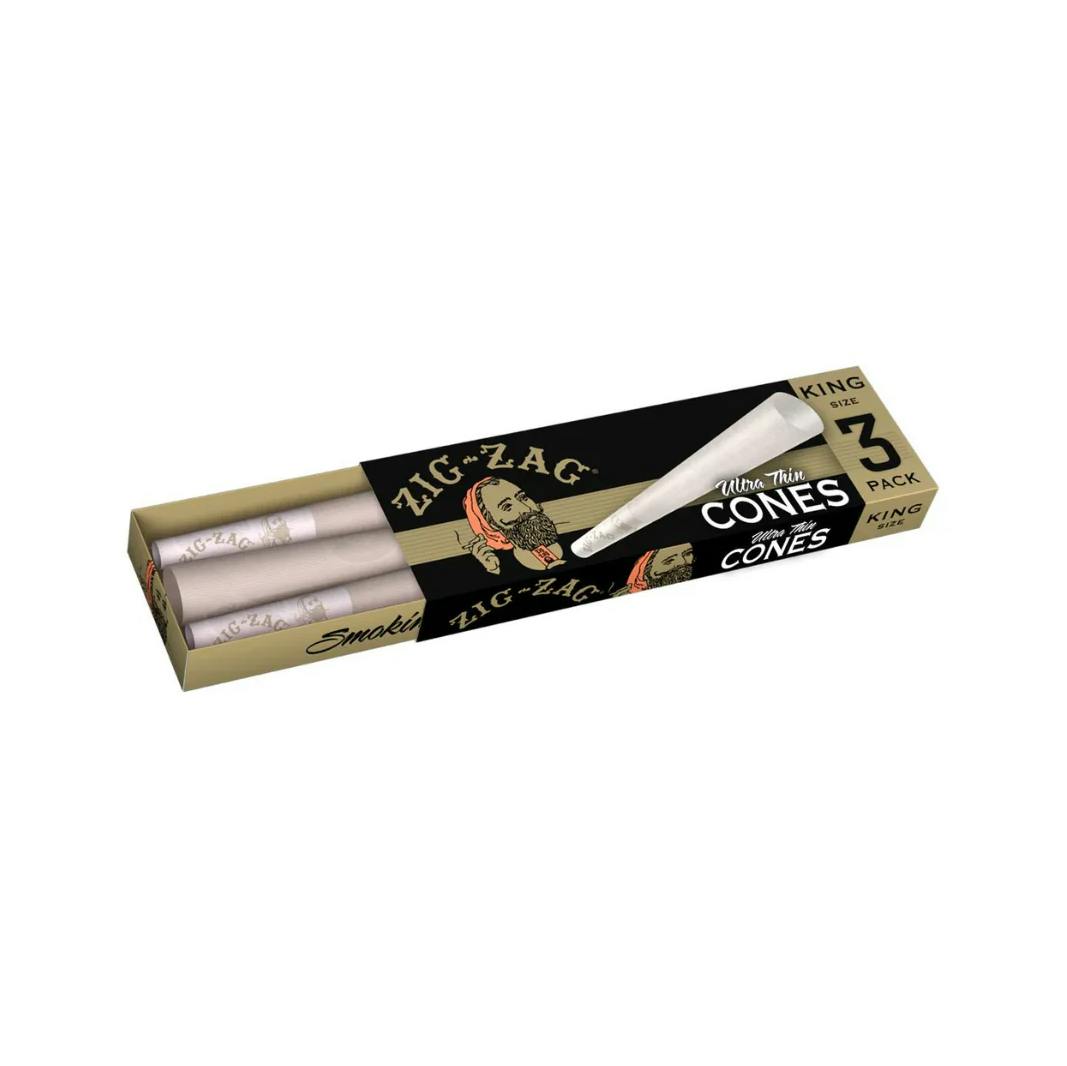 ZIG ZAG - PAPERS - CONES - KING SIZE - 3PK