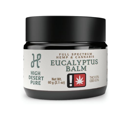 HIGH DESERT PURE - TOPICAL - EUCALYPTUS BALM 1:1 600MG