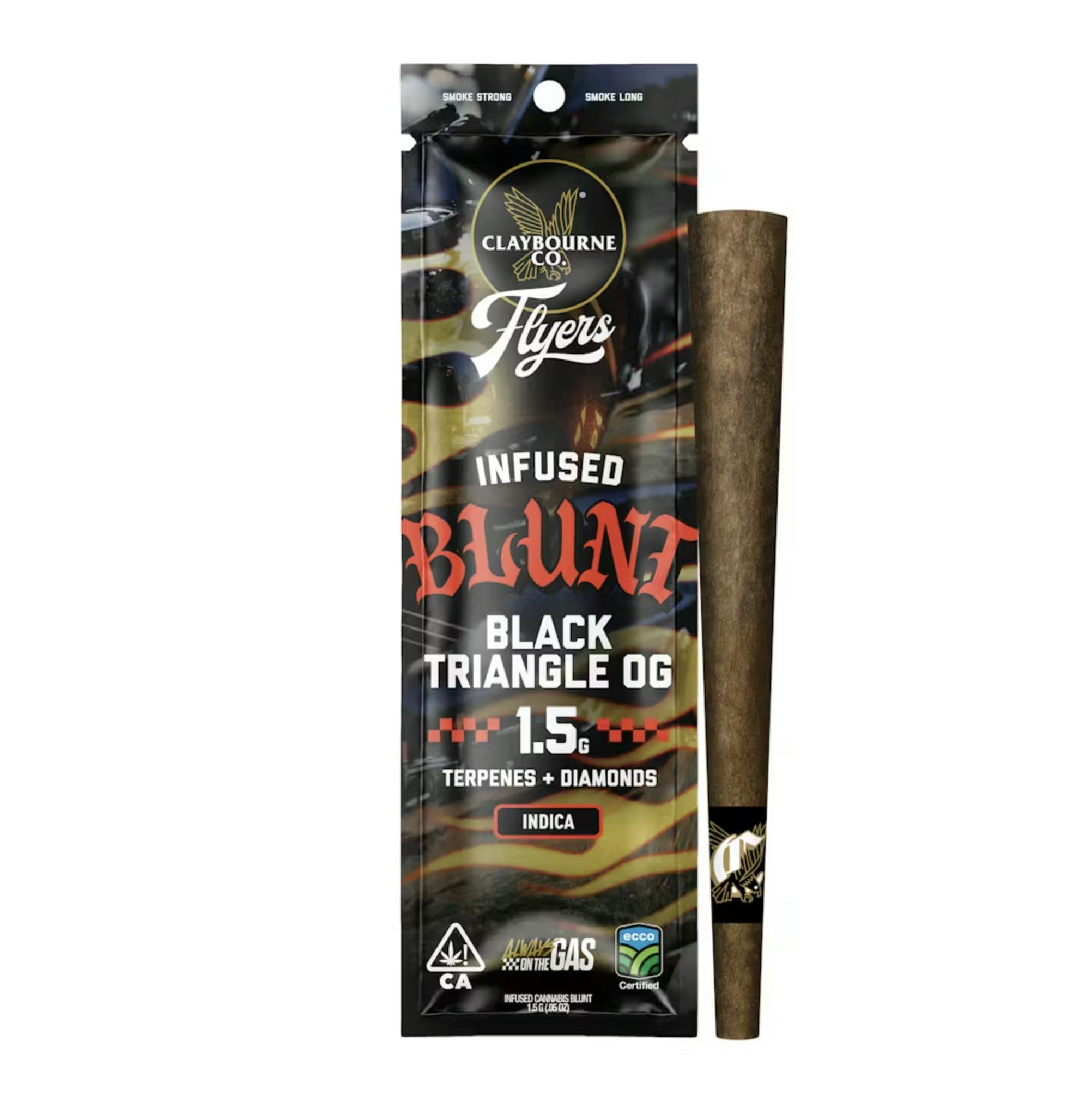 CLAYBOURNE - INFUSED BLUNT 1.5G - BLACK TRIANGLE OG