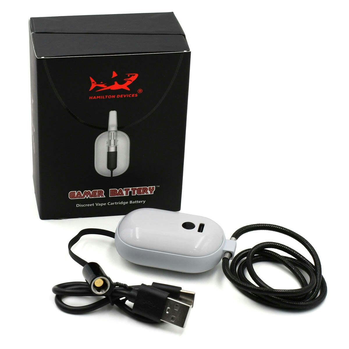 HAMILTON DEVICES - BATTERY - 510 THREAD - GAMER BATTERY - WHITE