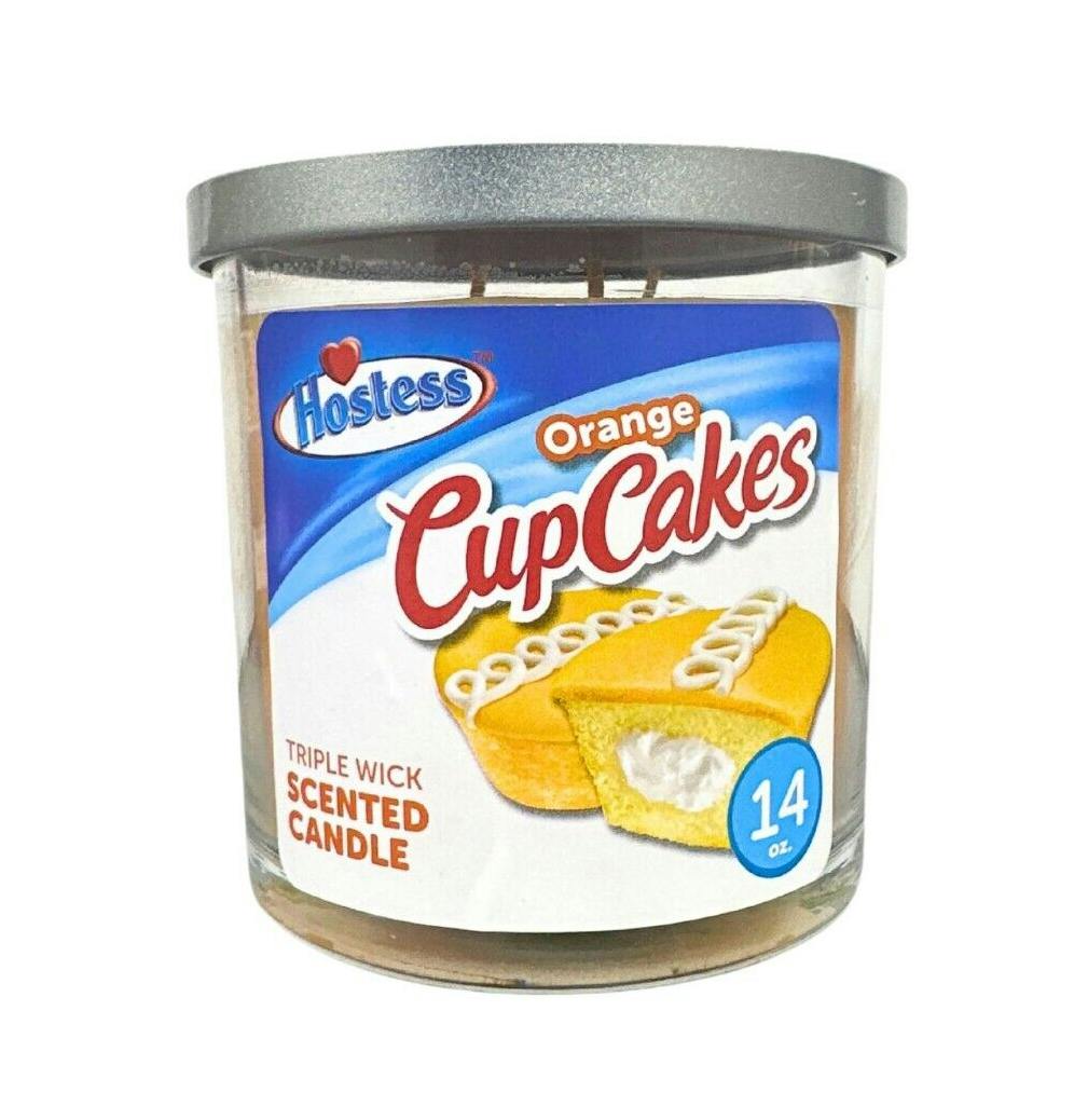INNOVATIVE BRANDS - CANDLE - 14 OZ - ORANGE CUPCAKE