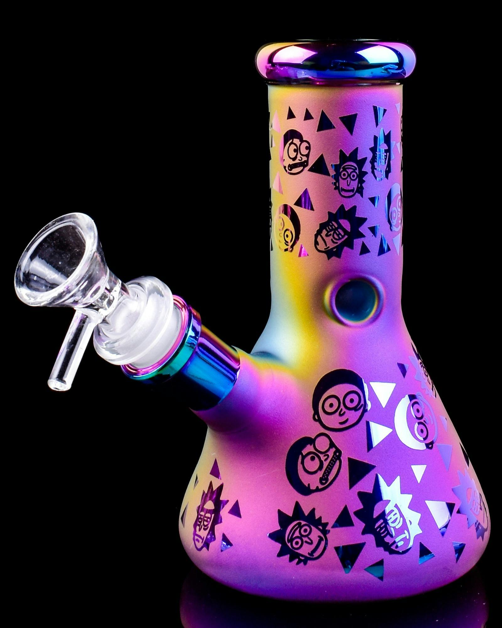 Bong Rick Morty Frosted Beaker
